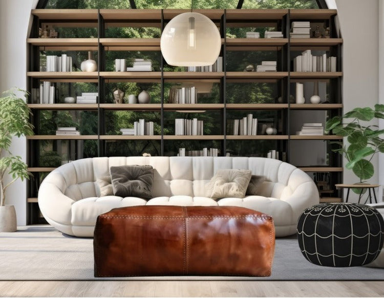 Oversized Ottomans
