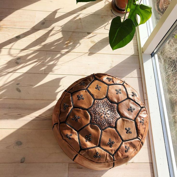 Moroccan Pouf and Interior Decoration