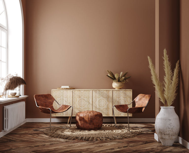 Moroccan Pouf and Interior Decoration