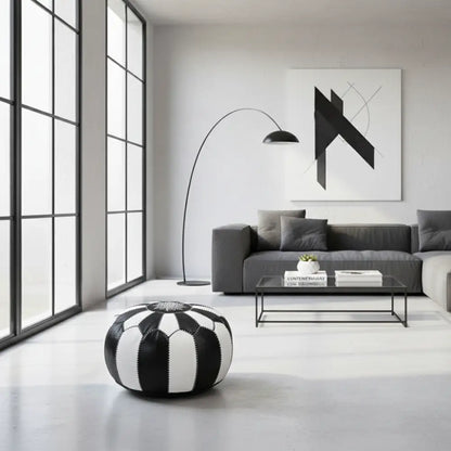 Moroccan Ottoman in Modern Decor