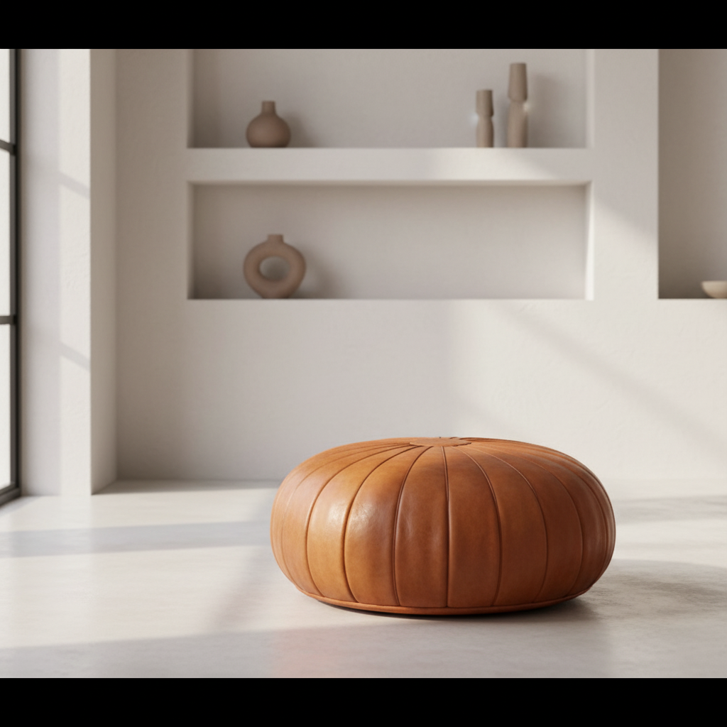 Pumpkin Ottoman Minimalist Banner
